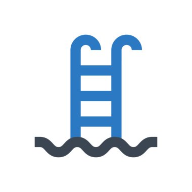 havuz vektörü renk simgesi