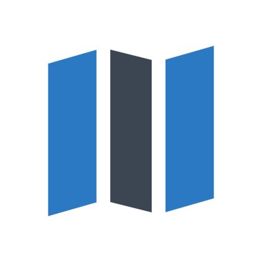 konum vektör renk simgesi