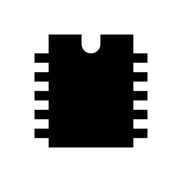 Ram Vector Glyph Flat Icon — Stock Vector