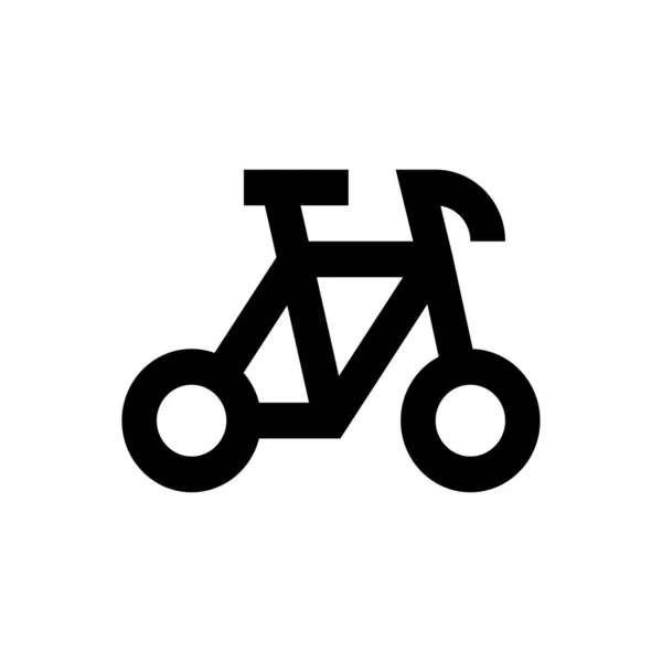 Ποδήλατο Διάνυσμα Λεπτή Γραμμή Εικονίδιο — Διανυσματικό Αρχείο