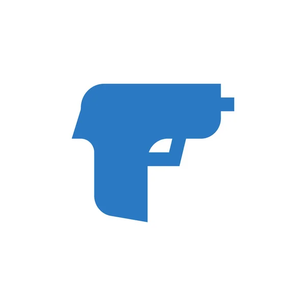 Gun Vector Glyph Kleur Pictogram — Stockvector