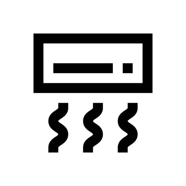 Kühlvektor Thin Line Symbol — Stockvektor