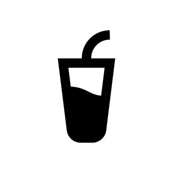 饮料向量Glyph平面图标 — 图库矢量图片