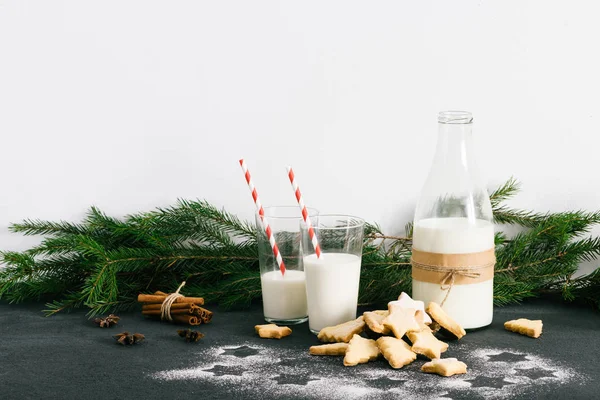 cookies with warm milk