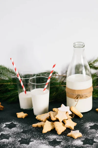 cookies with warm milk