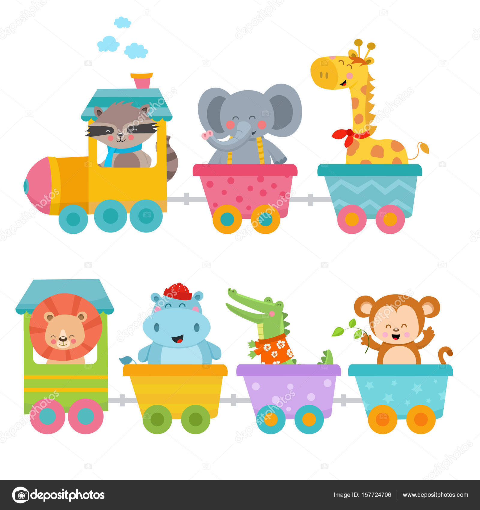 無料印刷可能動物 イラスト 汽車 動物の島 無料印刷可能動物 イラスト 汽車 動物の島