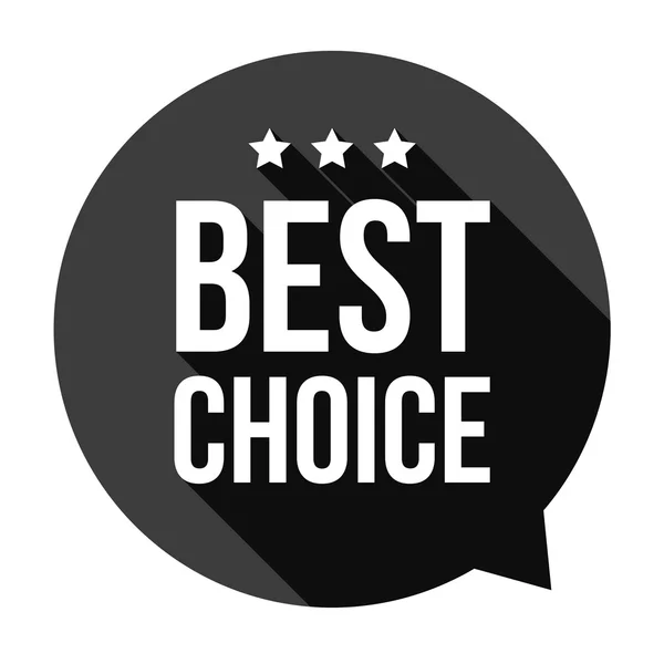 Best Choice speech bubble — Stock Vector