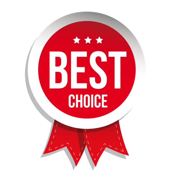 Best Choice badge vector — Stock Vector