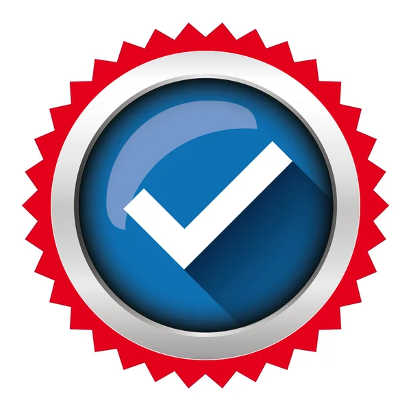 Check mark icon vector — Stock Vector