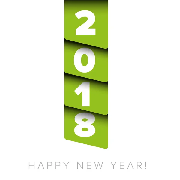 Happy New Year 2018 vector — Stock Vector