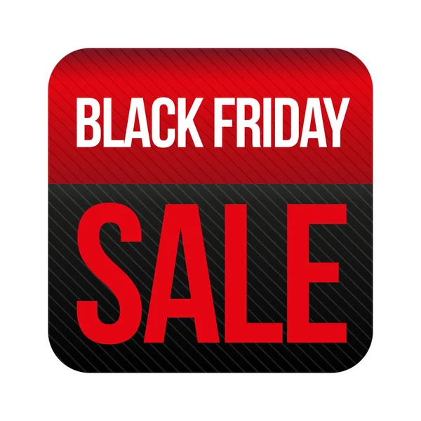 Black Friday Vente bouton vecteur — Image vectorielle