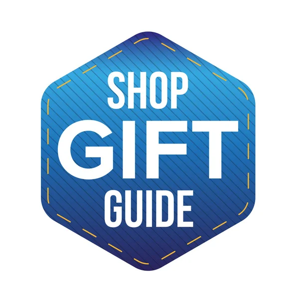 Shop Guide cadeau vecteur — Image vectorielle