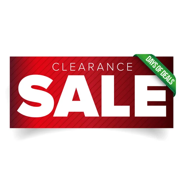 Clearance Sale patch vector banner — Stock Vector