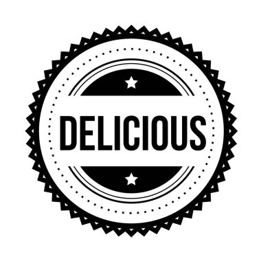 Lezzetli vintage pul vektör