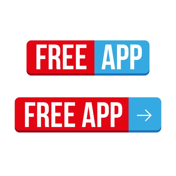 Descarga gratuita de la aplicación botón — Vector de stock
