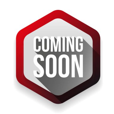 Mavi kurdele vektör coming soon