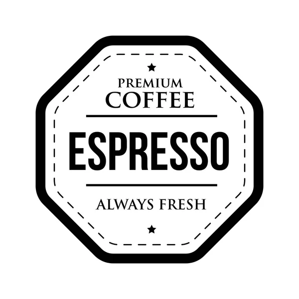 Café Espresso sello vintage — Vector de stock