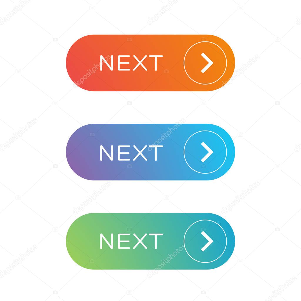 Next Web button set