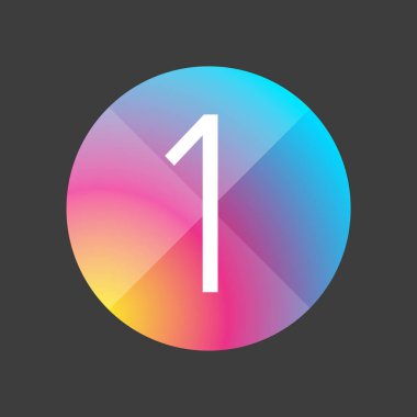 Bir numaralı renkli düğme