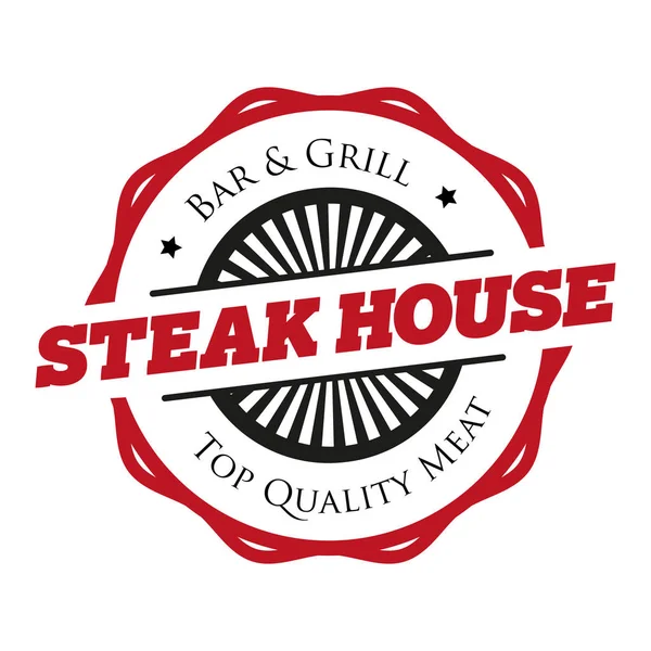 Steakhouse logo vector — Stock Vector