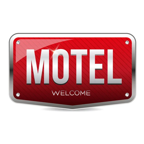Vettore segno retrò motel — Vettoriale Stock