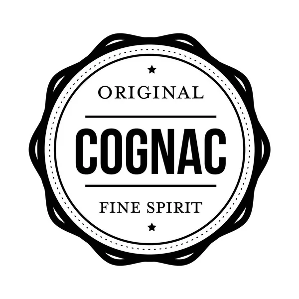Vetor de carimbo vintage Cognac — Vetor de Stock