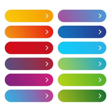 Boş Web düğme vektör ayarla