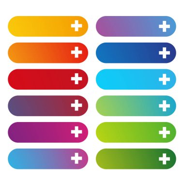 Boş Web düğme vektör ayarla