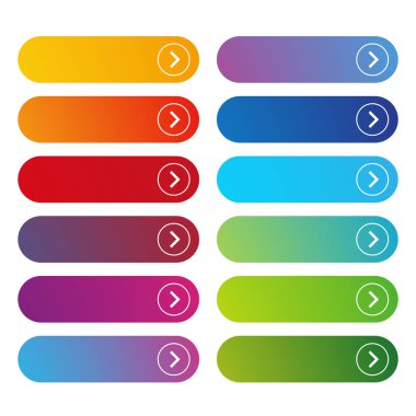 Boş Web düğme vektör ayarla