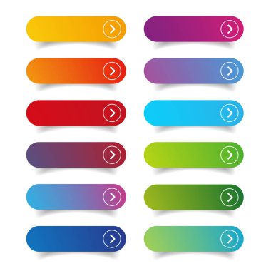 Boş Web düğme vektör ayarla