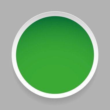 Boş yuvarlak etiket vektör