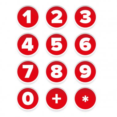 Yuvarlak etiket nuber ayarla