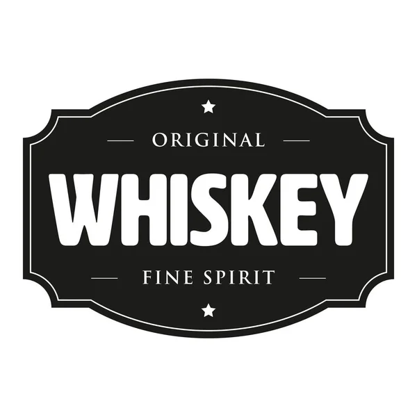 Signo de sello vintage de whisky — Vector de stock