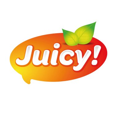 Sulu etiket yaprakları ile