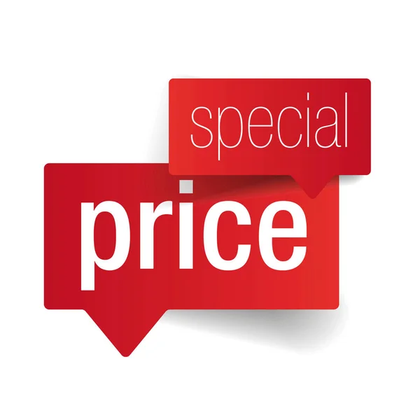 Special Price sign speech bubble — Stock Vector