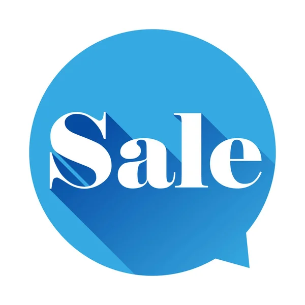 Sale sign speech bubble — Stock Vector