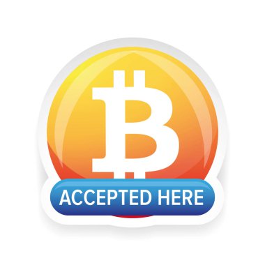 Bitcoin burada etiket kabul