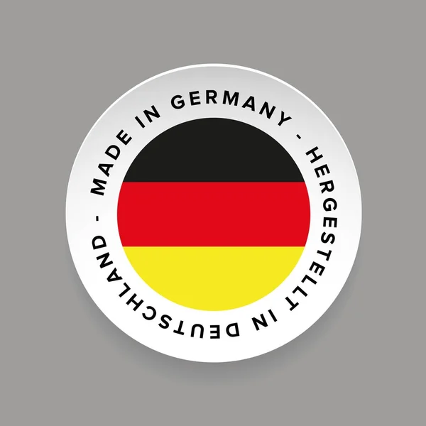 Made in Germany - Hergestellt in Deutschland — Stockvector