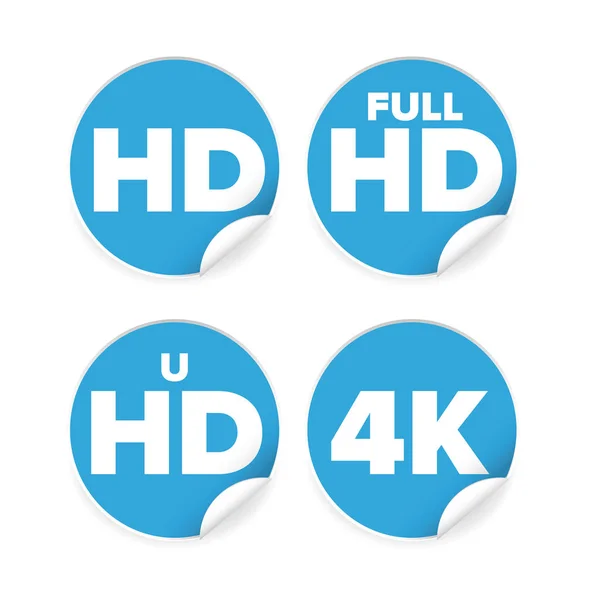 Разрешение HD — стоковый вектор