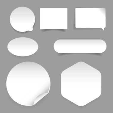 Boş Çıkartma farklı şekiller ayarladı