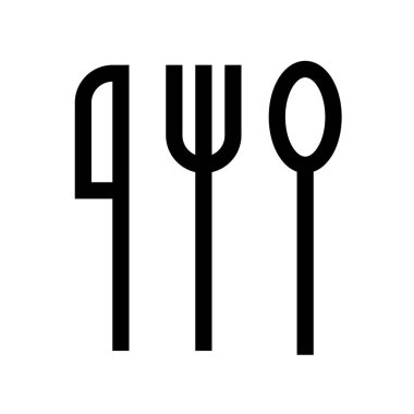 Çatal, kaşık, bıçak.