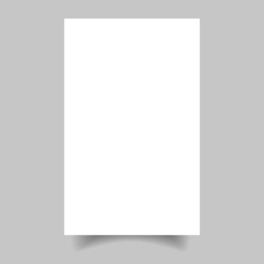 Square Empty Blank label sticker