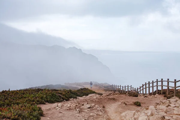 Una Vista Del Océano Atlántico Rocas Desde Cape Rock — Foto de Stock