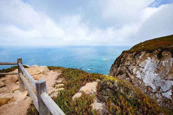 Una Vista Del Océano Atlántico Rocas Desde Cape Rock — Foto de Stock