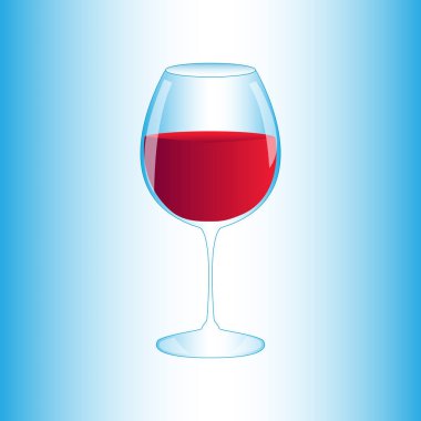 Bordo şarabı ile bir bardak harika tasarım
