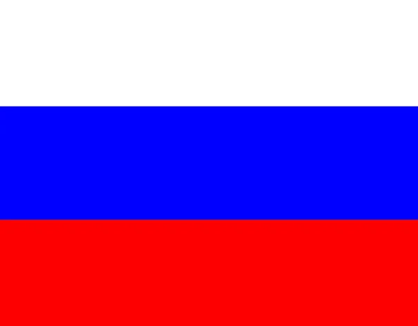 ロシアの旗の鮮やかな色で素晴らしいデザイン — ストックベクタ