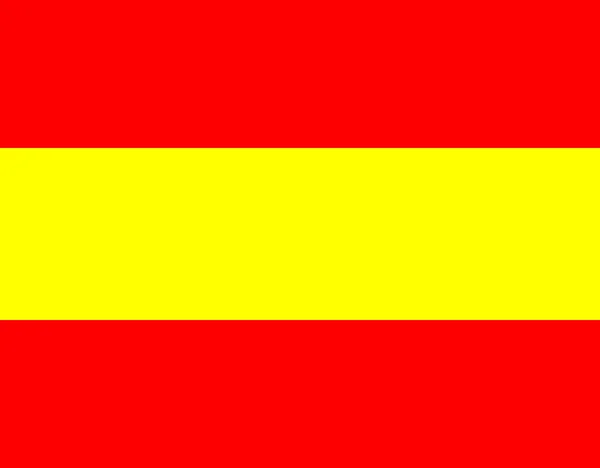 Gran Diseño Los Colores Brillantes Bandera España — Vector de stock