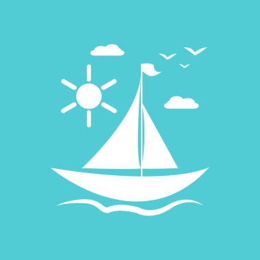 Basit ve harika bir beyaz gemi tasarımı