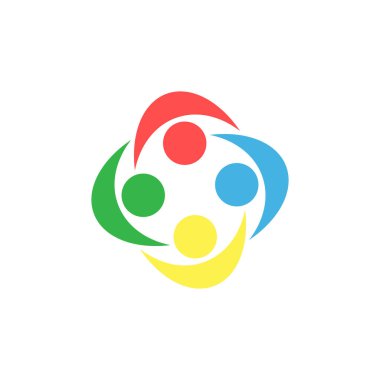 Farklı insanlar, sosyal toplum vektörü düz illüstrasyon, izole edilmiş milliyet