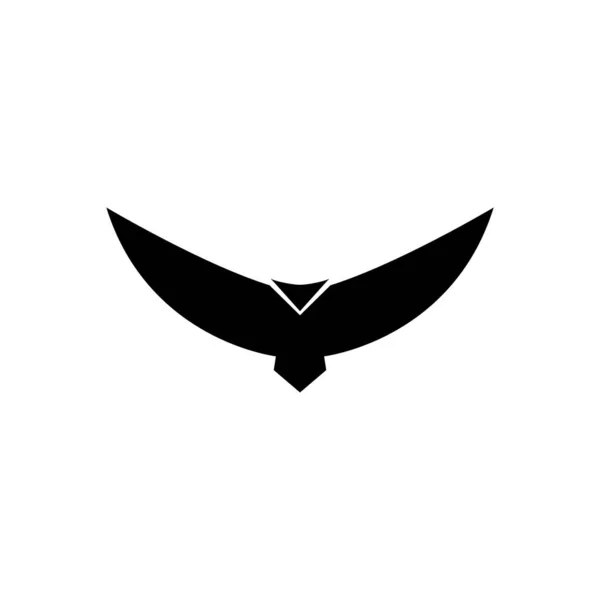 Vogel Logo Design Isoliert Auf Weiß — Stockvektor